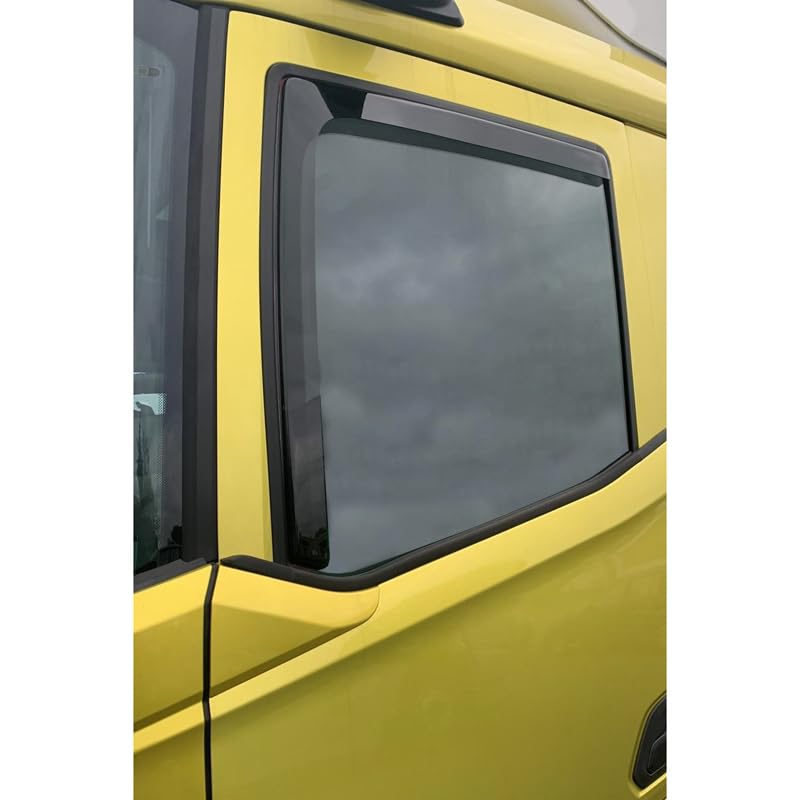 DGA Déflecteurs d'air Compatible avec DAF XF, XG, XG+, XD 2022- (2-pièces), Gris fumé