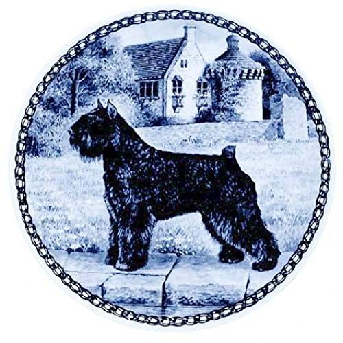 Bouvier des Flandres Dog Porcelain Plate For all Dog Lovers Size 7.61 inches
