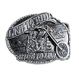 Mit ausgewähltem Metall kombiniert diese Totenkopf-Motorrad-Gürtelschnalle antike Ästhetik mit Haltbarkeit für langlebige Stile und Funktionalität