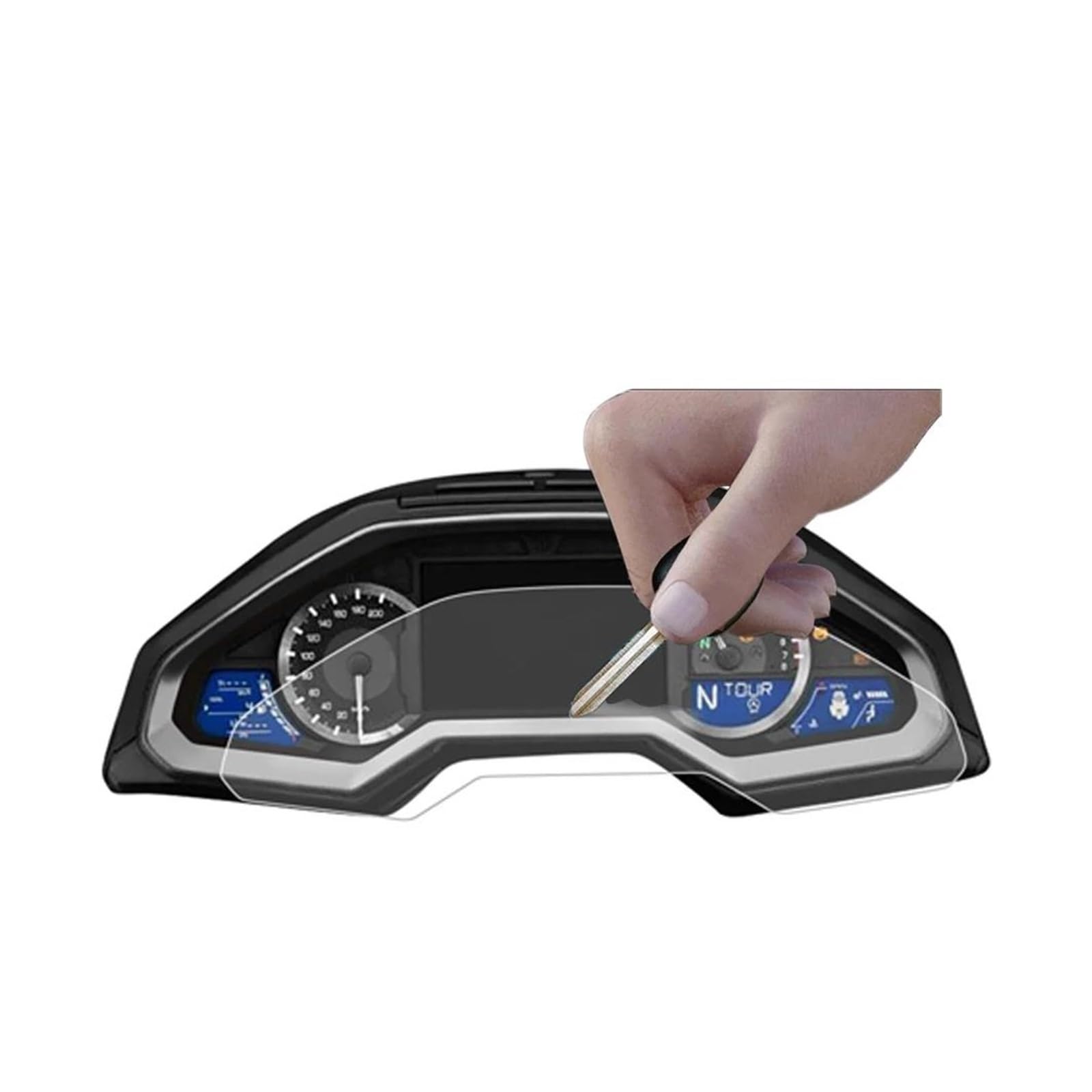 Motorrad Armaturenbrett Folie Motorrad Dash Screen Schutz Tacho Instrument Film Panel Screen Protector Abdeckung Für Für Gold Wing 1800 F6B GL1800(5 PCS)