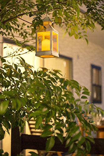 タカショー 電池式 ランタンライトS アンティークホワイト 約W10.4×D10.4×H27.3cm LGB-LT02SW 5枚目