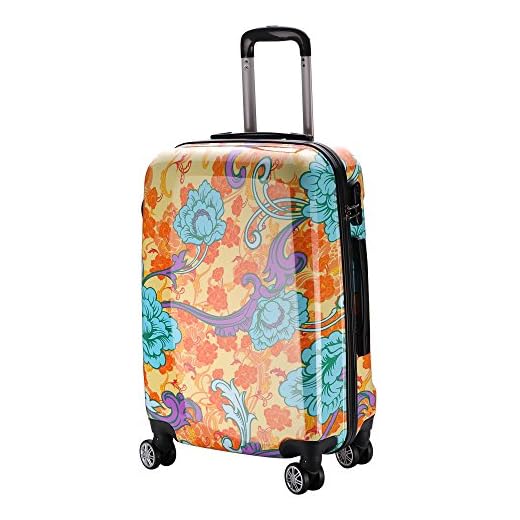 Maleta Mediana Talento Reggae Flores Amarillas