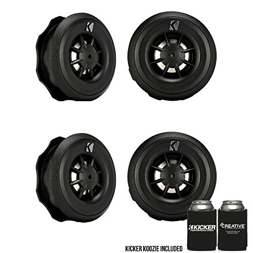 (2) KICKER 43CST204 200 Watt 3/4" Car Tweeters, 4Ohm CST20+Speaker