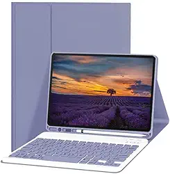 Capa Para Tablet Com Teclado Bluetooth Para iPad 7ª, 8ª e 9ª Gerações
