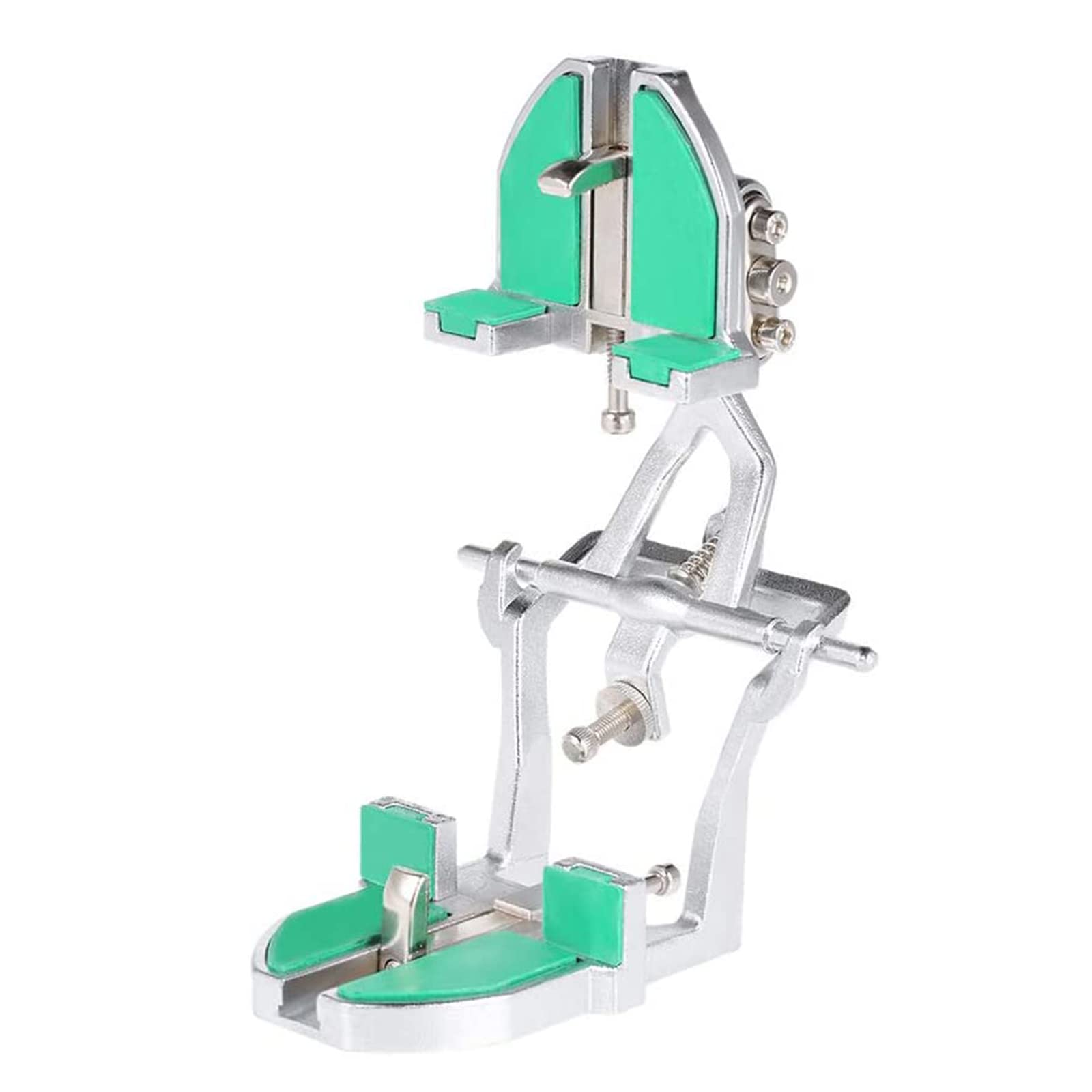 Dental Lab Halb Verstellbarer Artikulator - Universal Prothese Artikulator - 3 Einstellbare Typ 2 Dental Artikulator für Prothesenpflaster Modell, mit Schraubendreher (Grün)