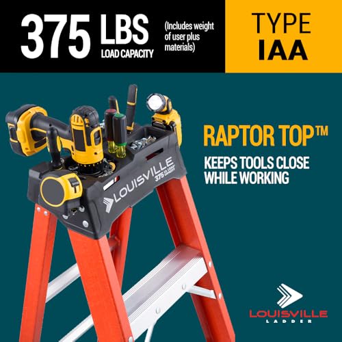 Louisville-Ladder-8-Foot-Fiberglass-Step-Ladder-375-Pound-Load-Capacity-Type-IAA-FS1408HD