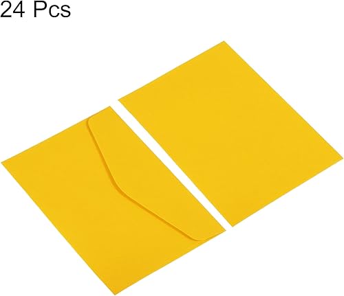 Miniatura 3 de PATIKIL Mini sobres, paquete de 24 mini sobres para tarjetas de regalo, tarjetas de visita para tarjetas de notas pequeñas, felicitación, boda,