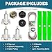 SCBHWJ Deck Rebuild Kit for Hus qvarna 48 inch YTH 2448 2348 22K48 1848XPT 23V48 3 Spindle for Hus qvarna 187292 3 Blade for 532173921 1 Be lt Replaces for 197242 3 Idler Pulley 196104 177968 196106