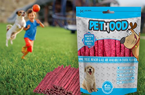 Image of Mutton Flavour Dog Munchy Sticks - 450g | Tasty Dog Treats & Chews for All Breeds | High Protein, Low Fat | Long-Lasting Treat for Dogs of All Ages