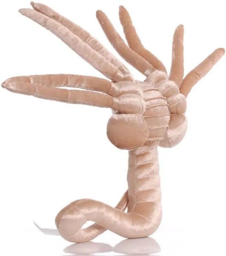 Alien Plush Toy Prometheus Stuffed Animal for Fans of The Classic Horror Film - Get Your Claws on The Scariest Softie (Facehugger)