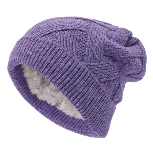 Winter Hats for Men Peaked Beanie Hat Mens Wooly Lined Bobble Running Black Bennie Men's Cap Woolen Golf Thermal Soft Sun
