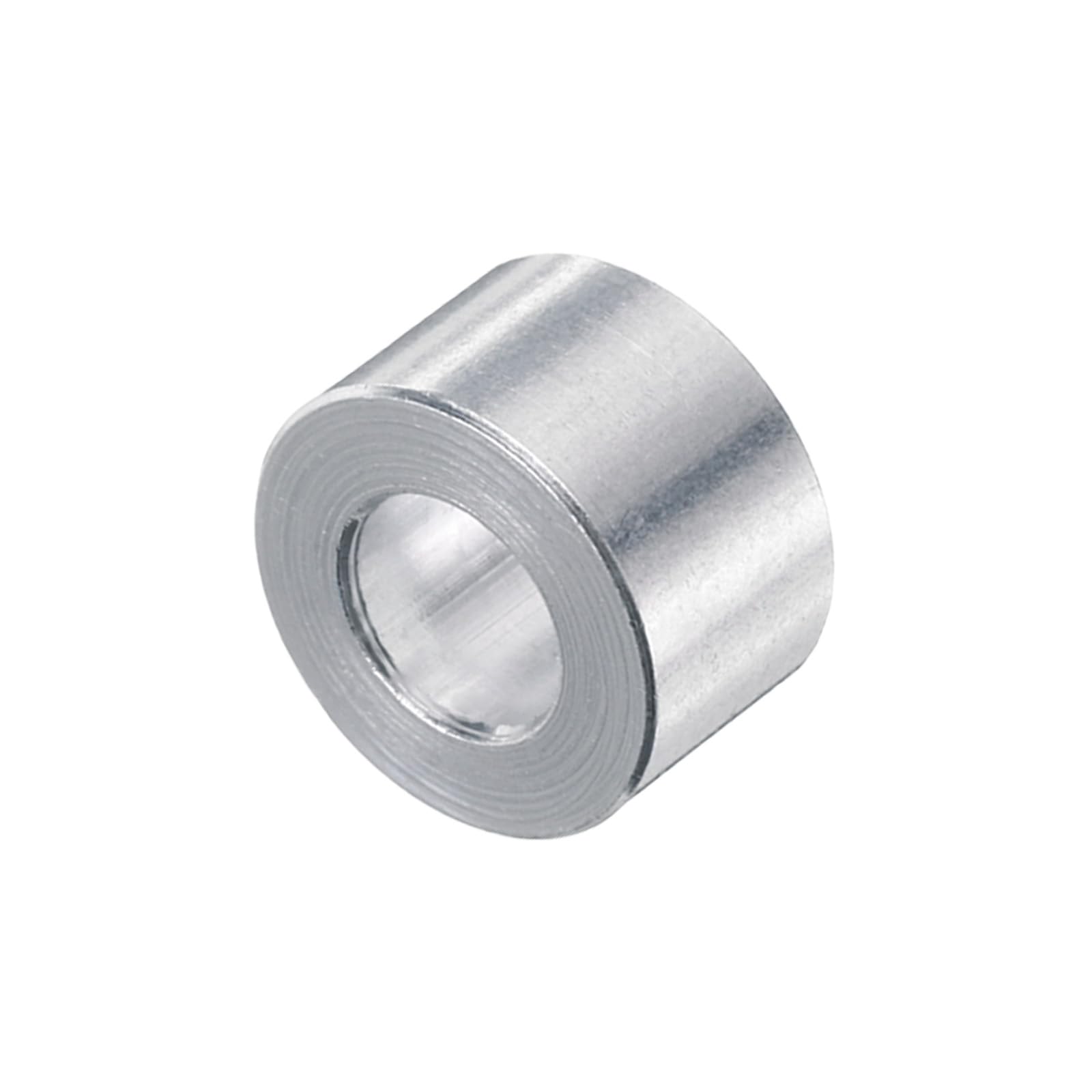 QUARKZMAN 30pz Spacer in Alluminio 5mm Foro x 10mm Od x 6mm Lunghezza Boccola di Supporto per Vite Distanziatore in Metallo Rotondo con Finitura Semplice per Viti M5, Bulloni e Aste