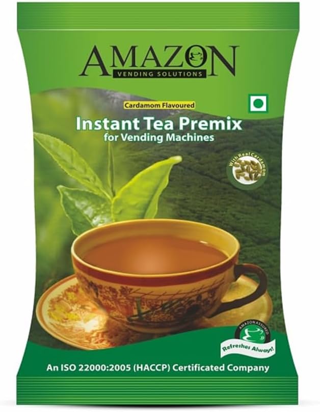 Atlantis Amazon Tea Premix Cardamom (Elaichi) Flavour for vending machine-1kg