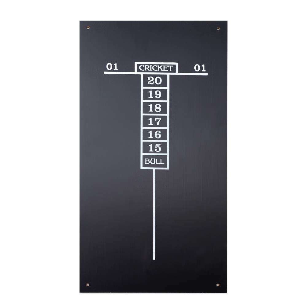 IpartsDart Scoreboard Chalkboard, Cricket and 01 Dart Games, Black
