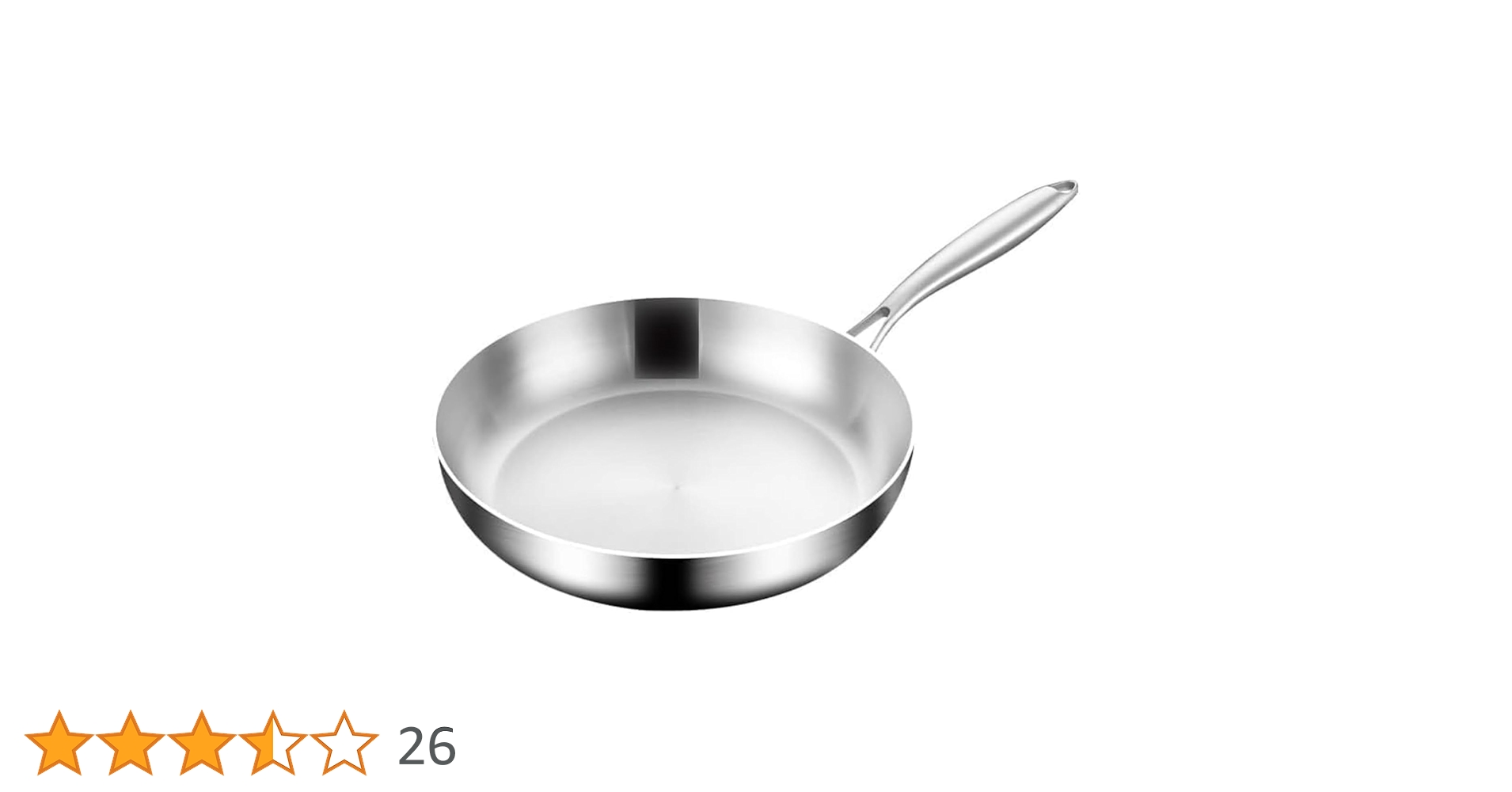 Amazon｜GrnArt フライパン ステンレス, プロ仕様の調理鍋, 7層複合鋼