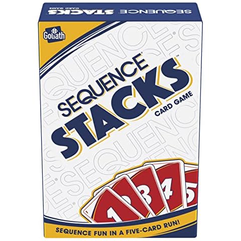 Goliath Sequence Stacks Card Game for All Ages Cover
