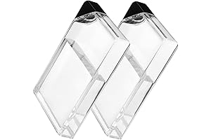 Kisangel 2 Glass Bottles for Travel or Home