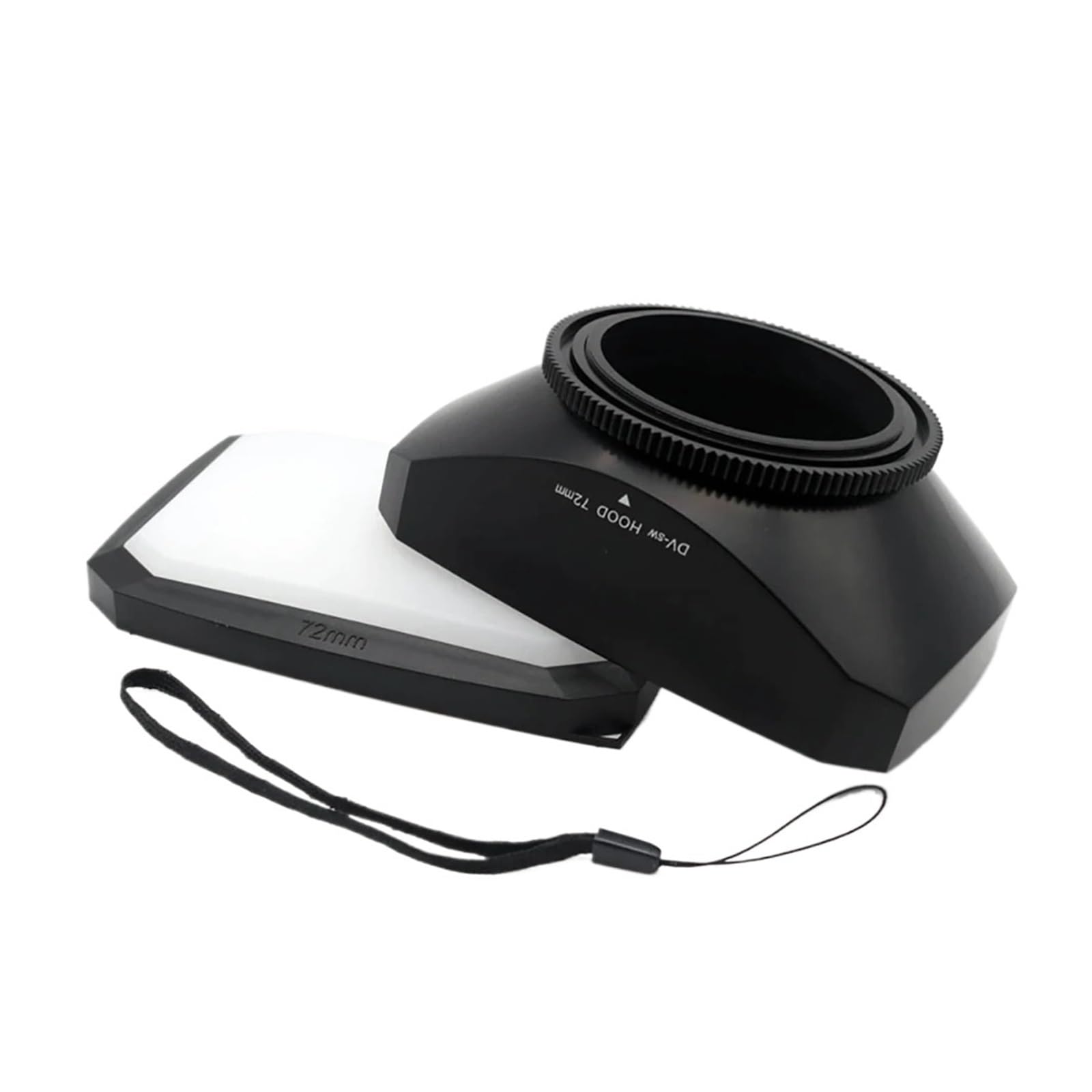Paraluce DV grandangolare universale | Adatto for obiettivi for videocamera con filettatura 30,5/37/43/46/52/58/62/67/72/77 mm(30(30.5)mm)