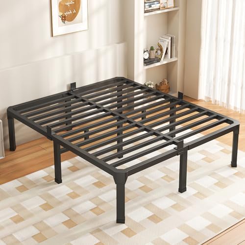 Preparing Raised Beds for Spring: 5 Surprising Essentials You Need 6 ROIL 14 Inch Full Size Bed Frame with Mattress Slide Stopper - Double Black Basic Anti Squeak Steel Slats Metal Platform, Heavy Duty Noise Free Easy Assembly Bedframes, No Box Spring Needed
