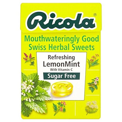 Preisvergleich Produktbild Ricola Zitrone und Minze 45 g Zucker Frei (Paket von 2)