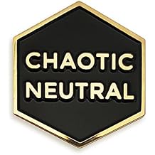 Pinsanity Chaotic Neutral Enamel Lapel Pin