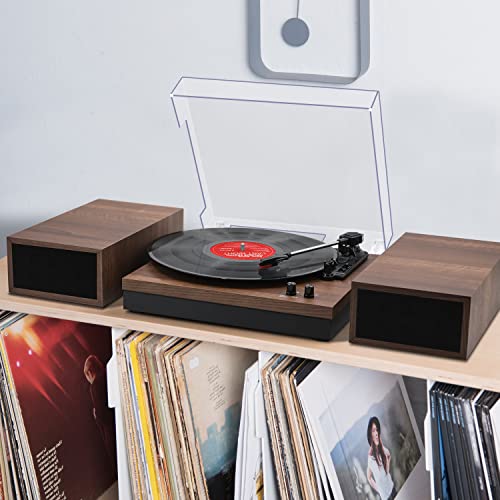 Lecteur de disques Vinyle Bluetooth avec Haut-parleurs externes, Platine Vinyle à entraînement par Courroie à 3 Vitesses… - Les Beatles, Paul McCartney, John Lennon, RIngo Starr, George Harrison Lecteur de disques Vinyle Bluetooth avec Haut-parleurs externes, Platine Vinyle à entraînement par Courroie à 3 Vitesses… – Image 7
