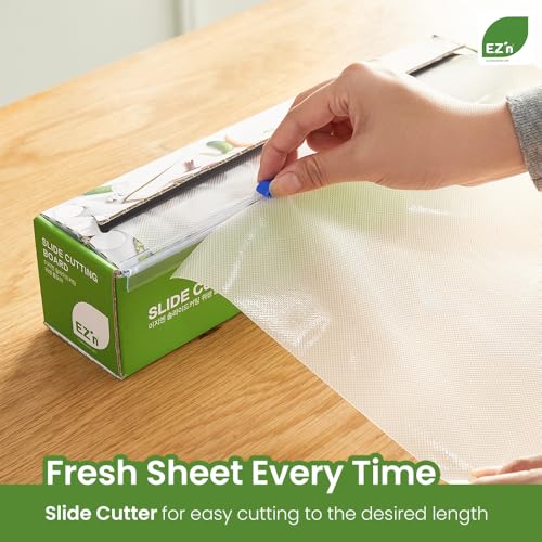 Tabla de Cortar Desechable de Plástico EZ'n - 30 cm x 666,75 cm, con Deslizador para Corte Fácil, Libre de BPA, Antideslizante y Apta para Lavavajillas - Ideal para Cocina, Acampada y Pesca miniatura 5