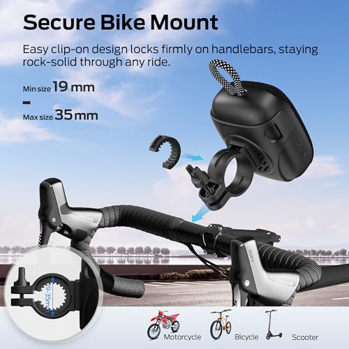 Monster S300 Portable Bluetooth Bike Speaker, IPX7