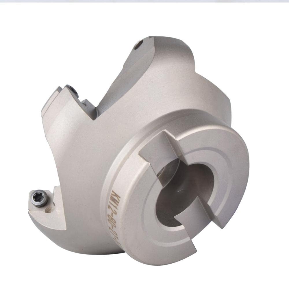 Fraise à Surface de Dalle KM12 50mm 63mm 80mm 100mm Outils de fraisage CNC for Inserts SEKT1204 et SEHT1204 Fraise (Size : KM12-50-22-4T)