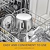 Replacement Rice Cooker 5.5 Cup Inner Pot Only Compatible with Tiger JBV-A10U Inner Pot, 304 Stainless Steel Inner Bowl, Durable Pots for Multi-Cookers, Easy to Clean and Dishwasher Safe #4
