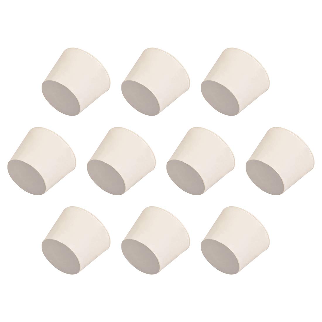 uxcell White Tapered Shaped Solid Rubber Stopper Size 000 10Pcs — Amazon image 10