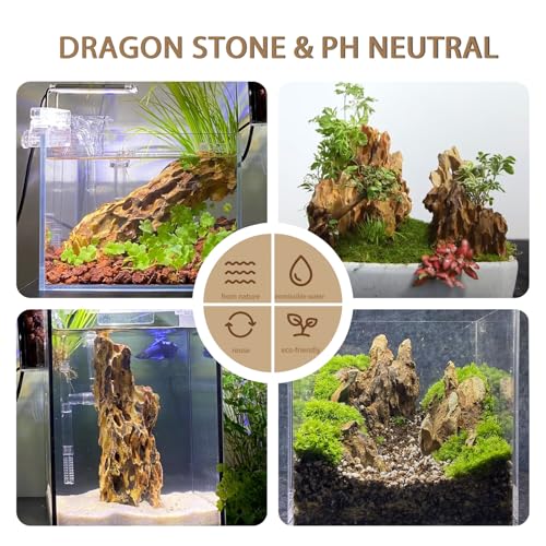 Image of Aquariums Stones Natural Rocks 3lb Aquarium Rock for Fish Tank Aquascaping,Aquariums,Terrariums,Vivariums,Decorative Stone,Reptile Enclosures,Paludariums,and Gardens-(2-5 Inch)
