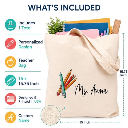 Bolso Tote Andaz Press 15" x 15.75" miniatura 4