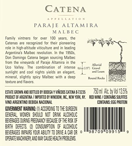 Catena 0098709099159 Malbec Paraje Altamira thumb #2