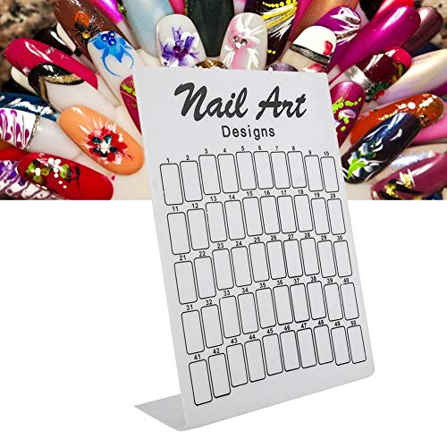 50 Stück Nail Art Falsche Tipps Diagramm Anzeigetafel Palette Nagelspitzen Poliergel Farbkarte Nagelfarbkarte… – Bild 6