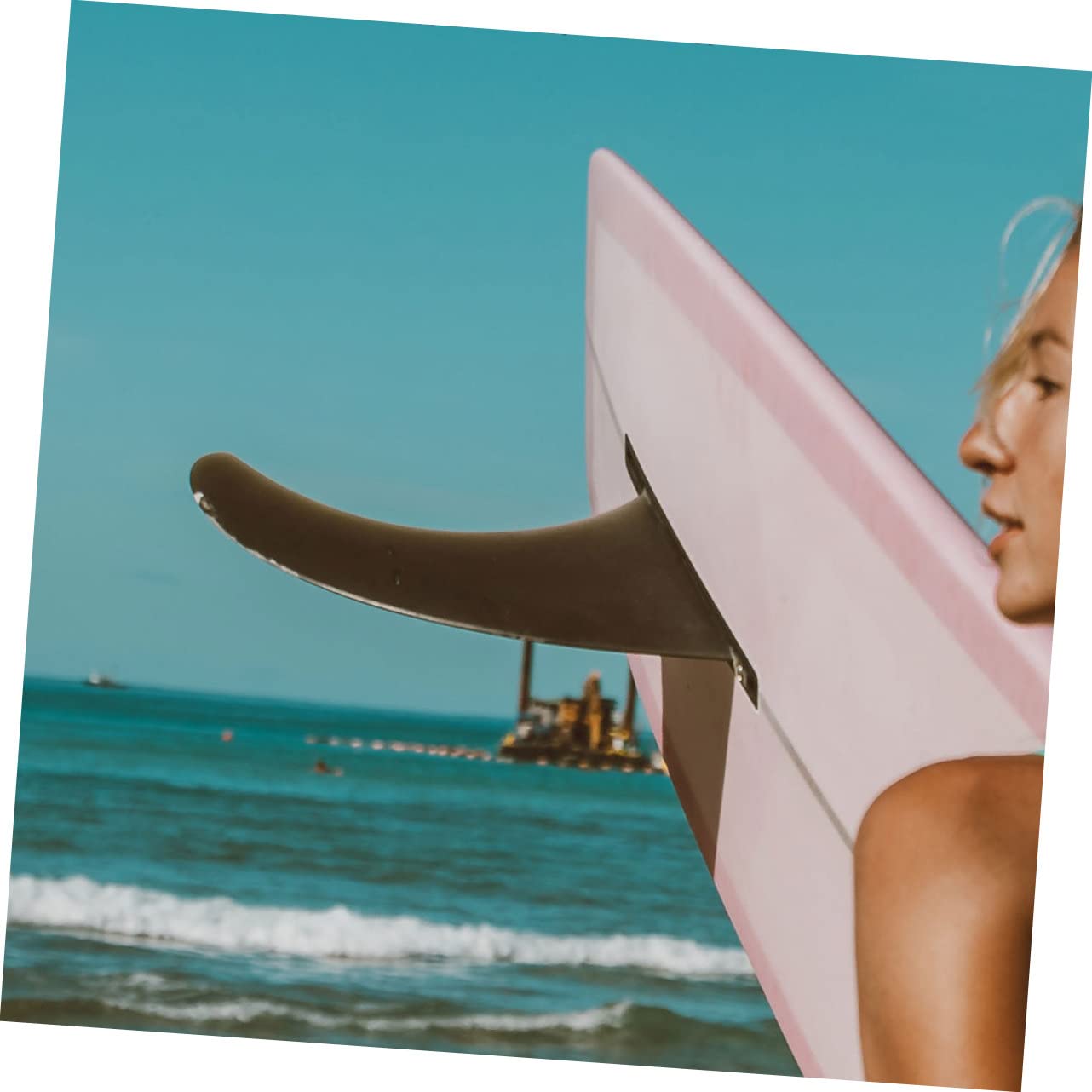 2pièces Ailerons De Surf Amovibles pour Stand up Fins De Direction Et Stabilité pour Planches Gonflables