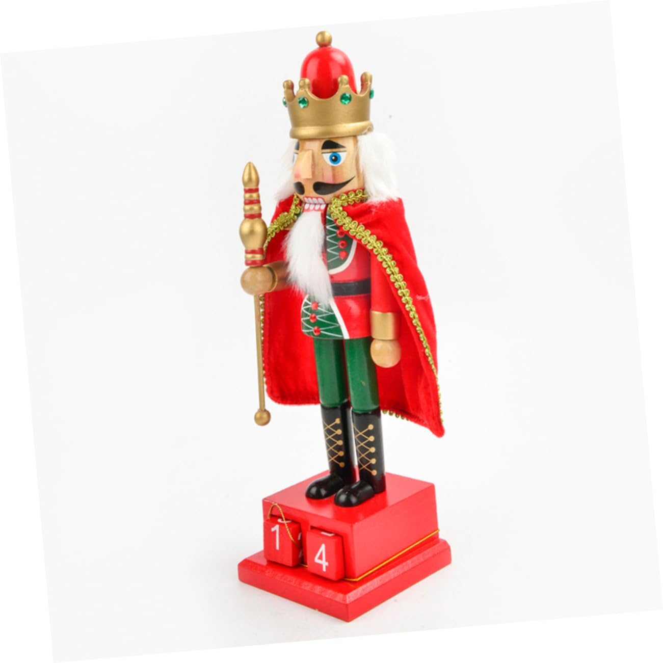 ABOOFAN Adornos De Cascanueces De Navidad De Madera Soldado De Figura De Cascanueces Decoración para Calendario De Regresiva De Navidad para Fiesta