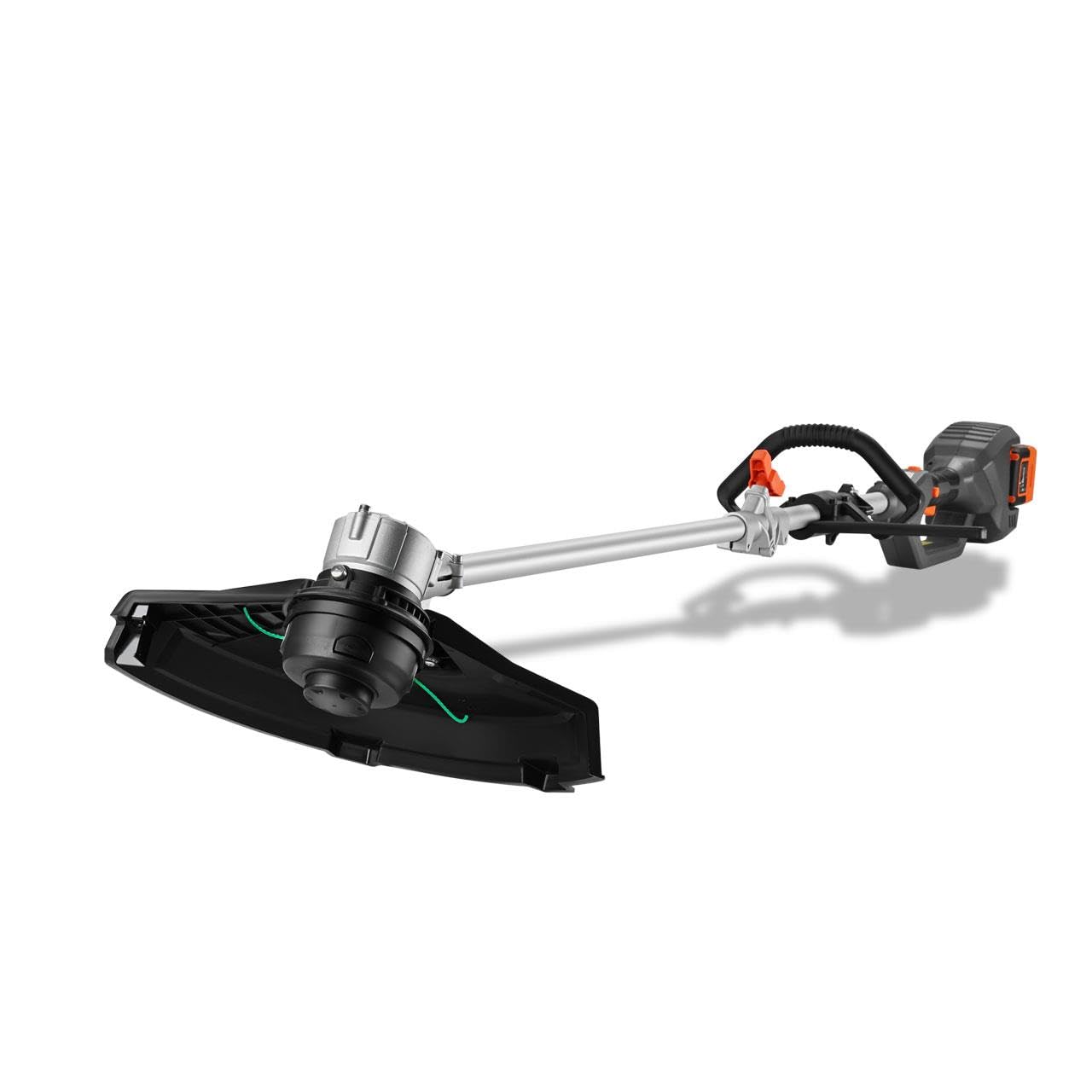 FUXTEC Débroussailleuse Batterie 2x20V FX-E2MSSET - avec Batteries Et Double Chargeur - Largeur De Coupe 25,5-35cm, Lame Et Fil, 10Kg, Jusqu'à 6000 TR/Min