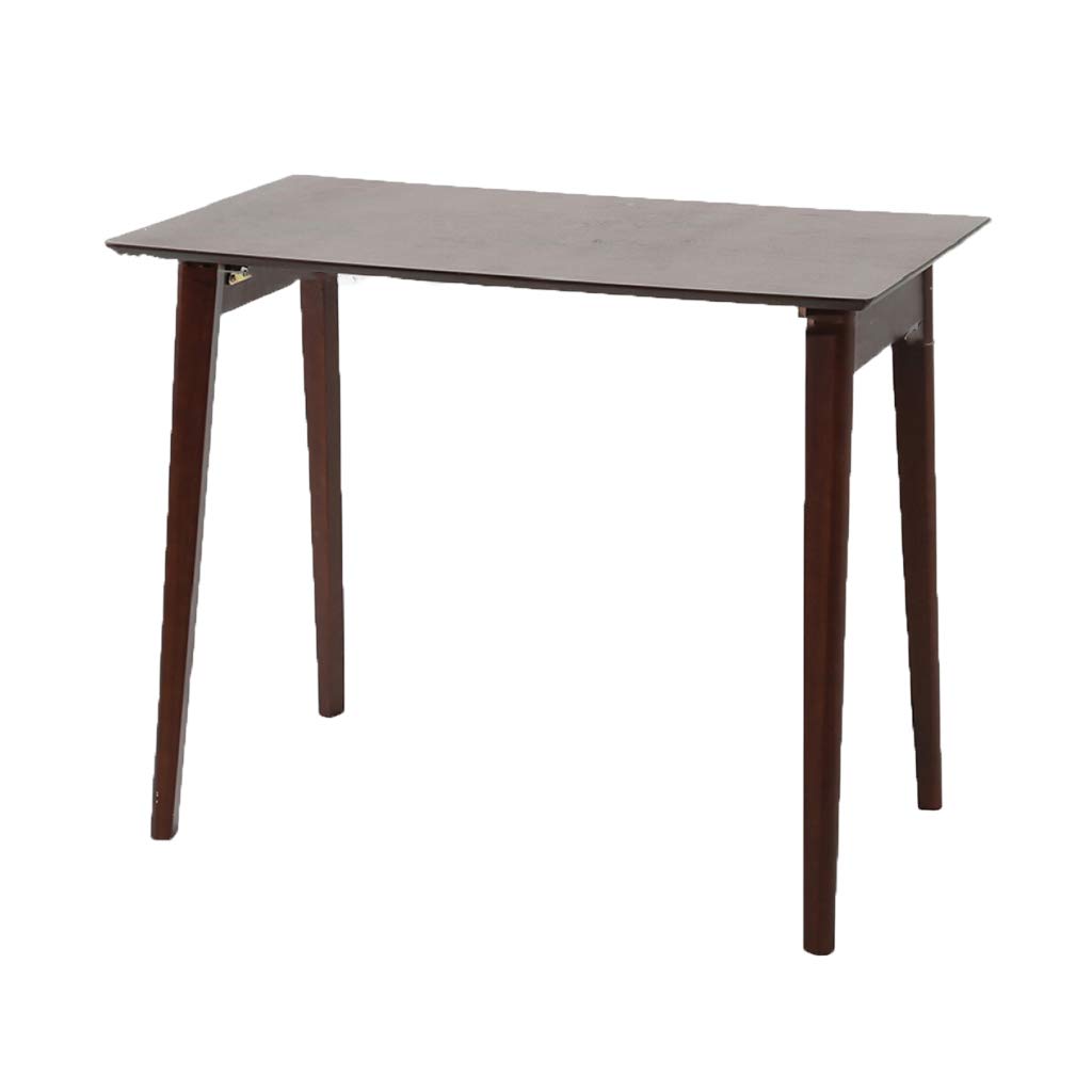 F Fityle Brown Folding Modern Study Coffee Laptop Writing Desk Table Laptop Classroom Dormitory Gaming Desk Space-saving - 35x18
