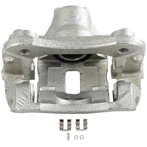 Image of 19B6390A Rear Left Disc Brake Caliper w /Bracket