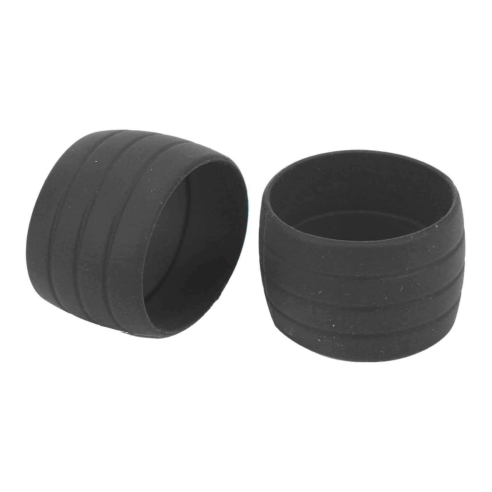 Bike Handlebar Tape Plug, Strong Tensile Resistance Silicone Bike Handlebar Strap Fixing Plug for Road Bikes(black)