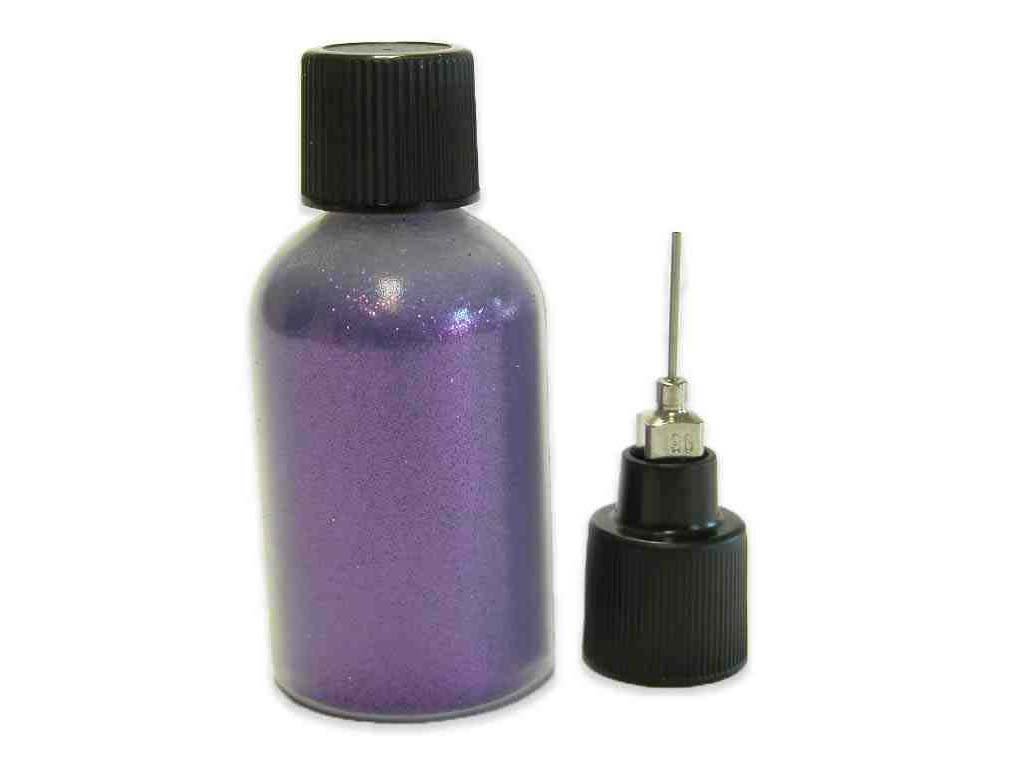 20g Purple Ultra Fine Cosmetic Grade Body Safe Loose Glitter for Henna Tattoo or Face Paint in Precision Poof Bottle