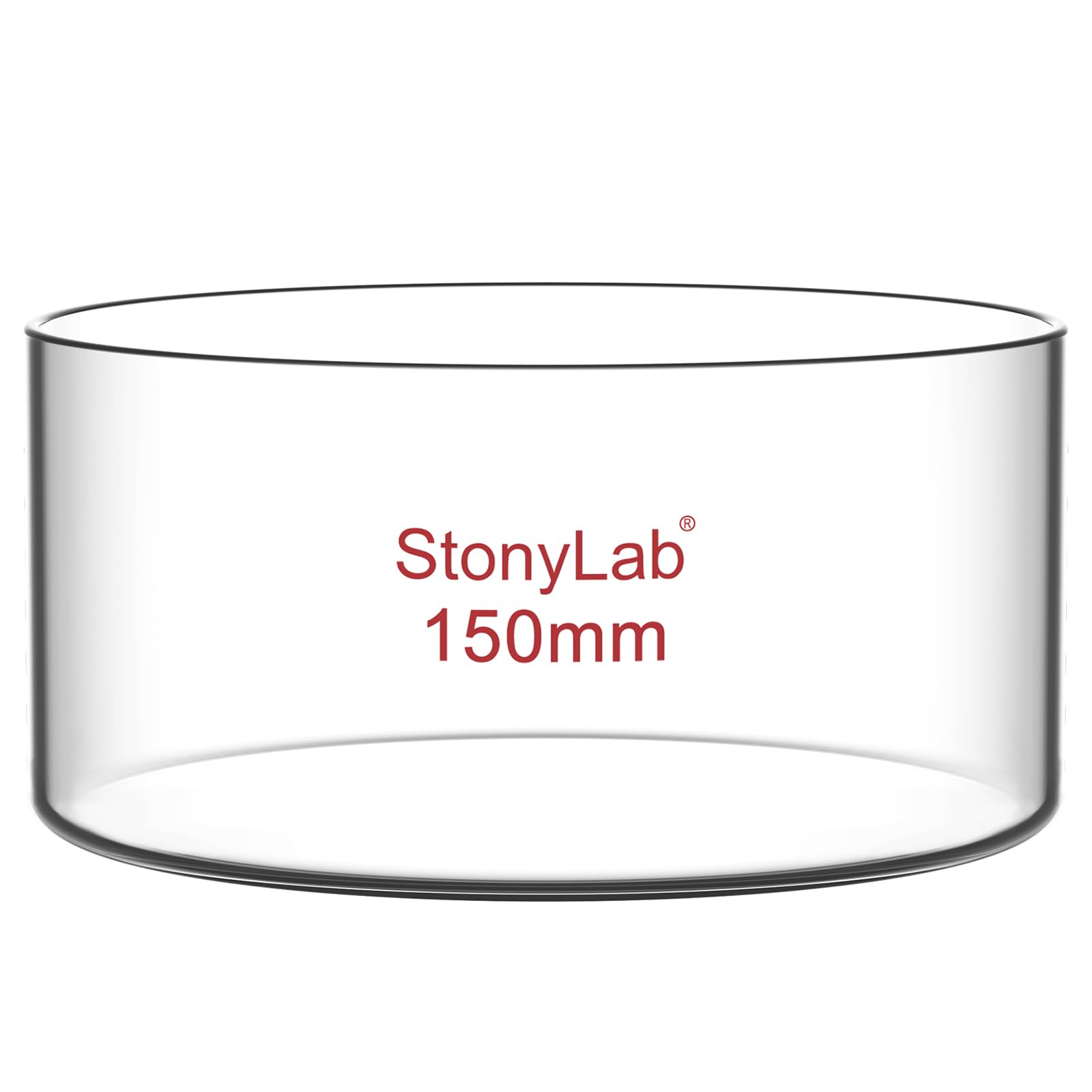 stonylab Crystallizing Dish, Thick-Wall High Borosilicate Glass Crystallizing Dishes for Crystallization and Evaporation Lab Glassware, Flat Bottom, No Spout, O.D. 80 mm, 100 ml — Amazon image 7