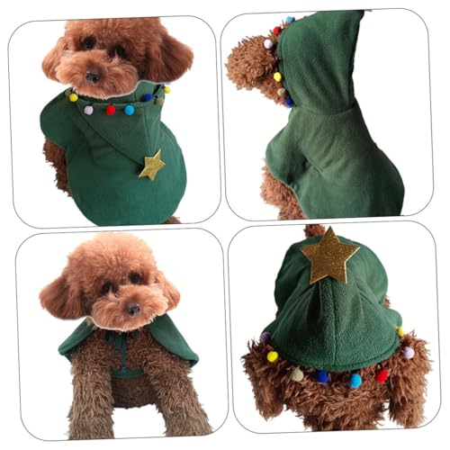 Disfraz Navideño para Perro Talla M Color Verde miniatura 3