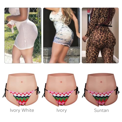 Silicone Hip Enhancer Pants for Crossdressers,Crossdressing Hiding Gaff Panty, Transgender Dragqueen Cosplay4