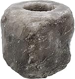 Porte-bougie en cristal de sel de haute qualité