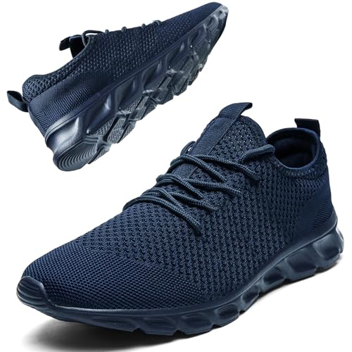 Image of Running Shoes for Men Womens Walking Slip On Tennis Sneakers | Comfortable Lightweight丨Breathable Mesh丨Gym丨Non Slip Sole丨Unisex Shoes丨 Athletic Workout Casual Fashion Sports