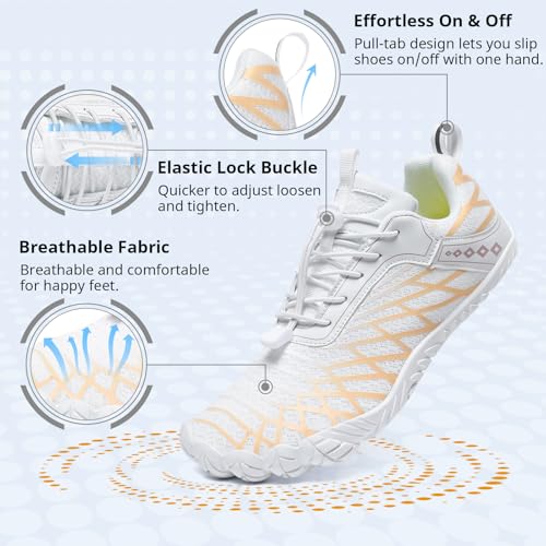 Hike Barefoot Shoes Zero Drop for Women Men Atheletic Cross-Trainer Footwear Quick Dry Aqua Swim Shoes for Outdoor Fishing Beach Pool Socks Swimming Yoga Surfing Exercise2