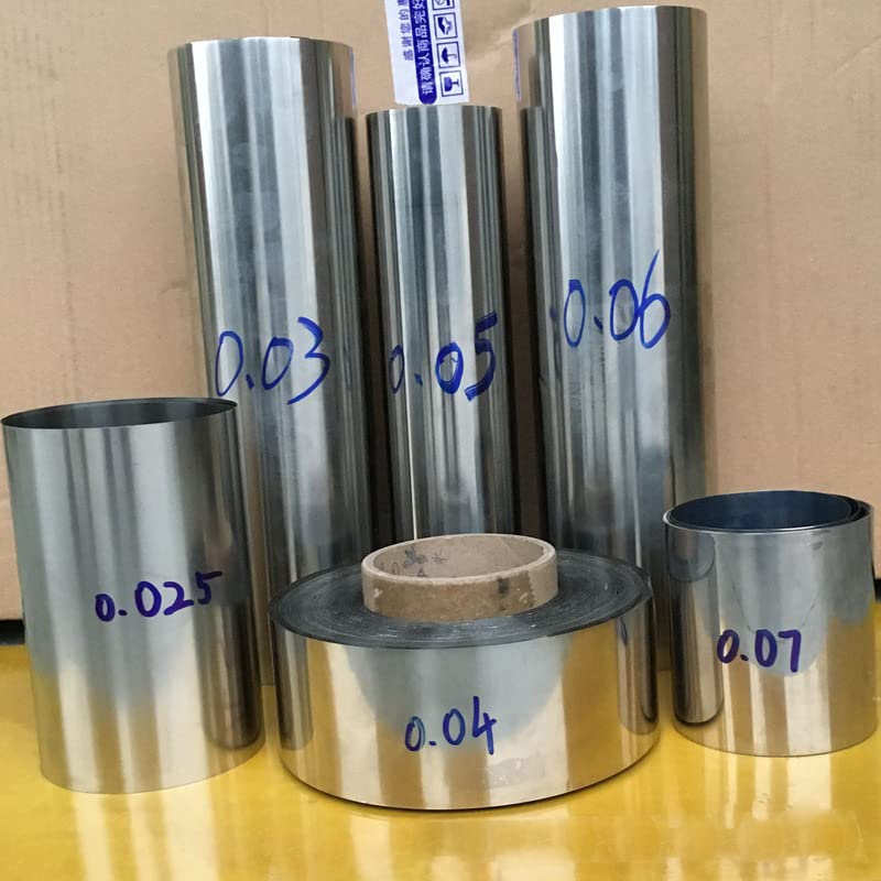 High Purity Stainless Steel Sheet Stainless Steel foil Stainless Steel Film Stainless Steel Skin Stainless Steel Belt (1000mm-100mm-0.4mm, 1)