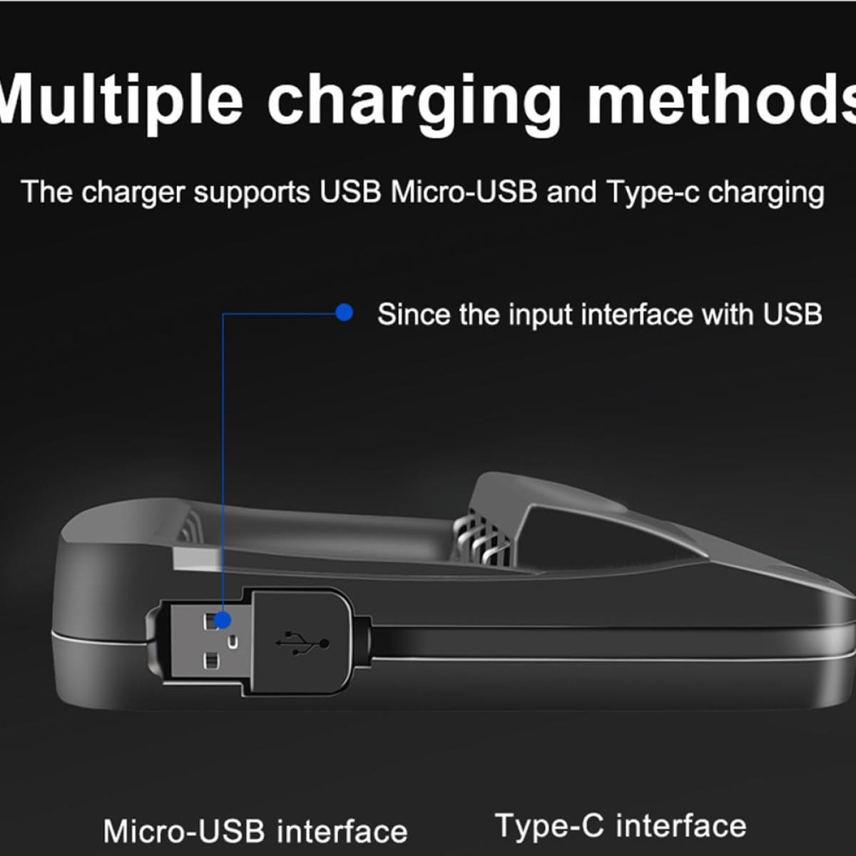 Hemobllo 2 Pièces Chargeur De Batterie Chargeur Multiple Chargeur Batterie Chargeur Pile USB Adaptateur